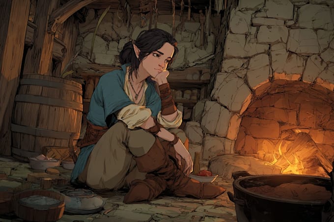 dnd, fantasy character and dnd character