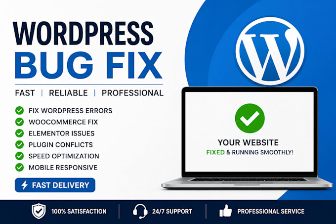 fix wordpress issues wordpress troubleshooting error fix bug fix woocommerce fix