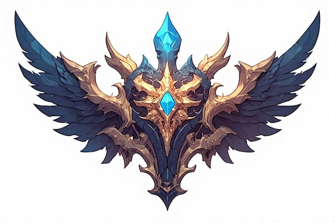 create a custom fantasy faction crest illustration professionally