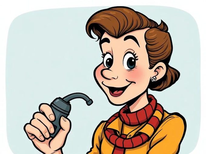 design classic 1930s rubber hose cartoon illustrations