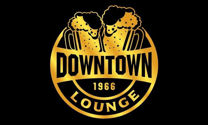 design traditional classic dive bar logo