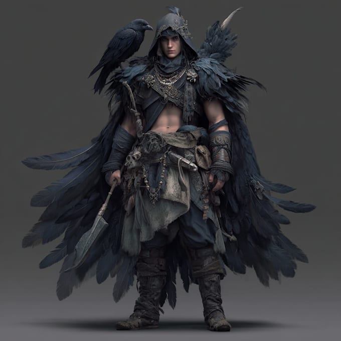 fantasy character art and fantasy character art