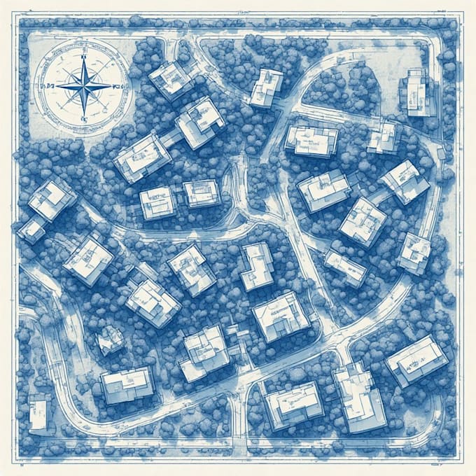 design site map, rv park, property map, plat map