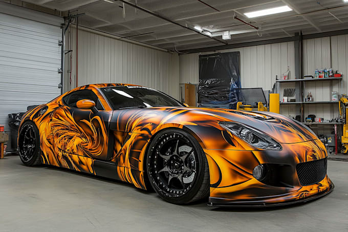 make a car wrap design and vehicle wrap design