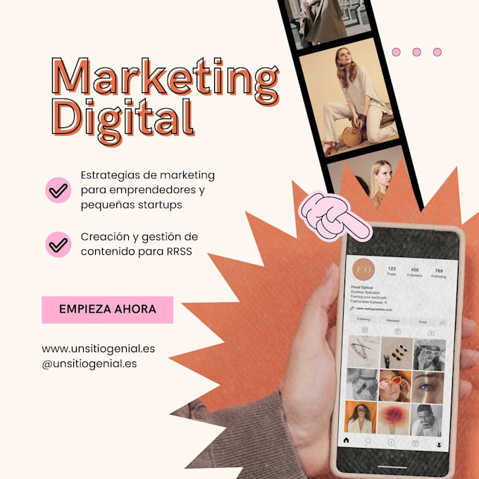 create instagram posts and facebook post