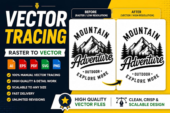 do vector tracing in adobe illustrator