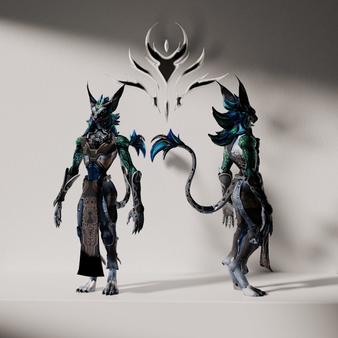 create full character of vrchat vtuber ready unity file