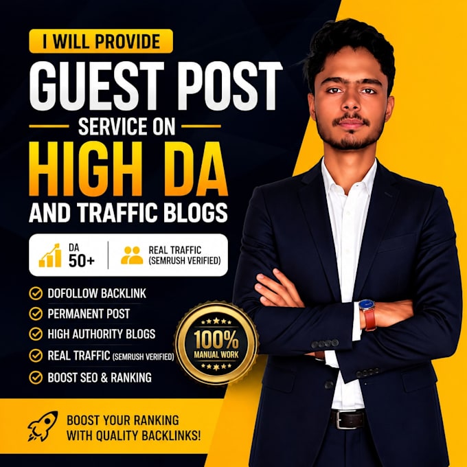 provide guest posting service on high da blogs