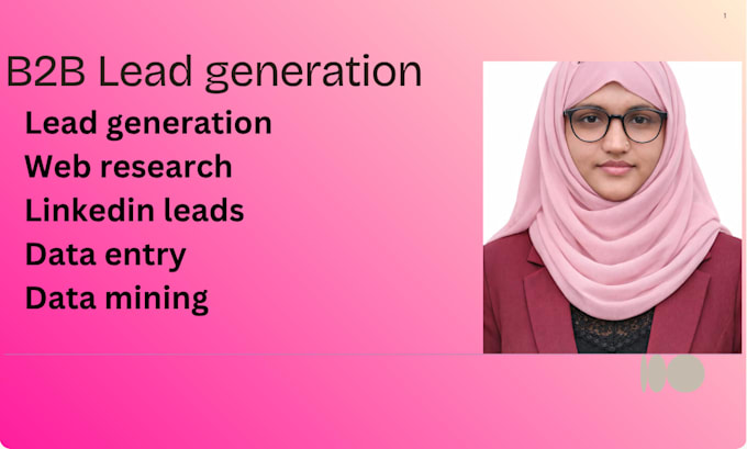 do b2b lead generation by web inquire about any industry