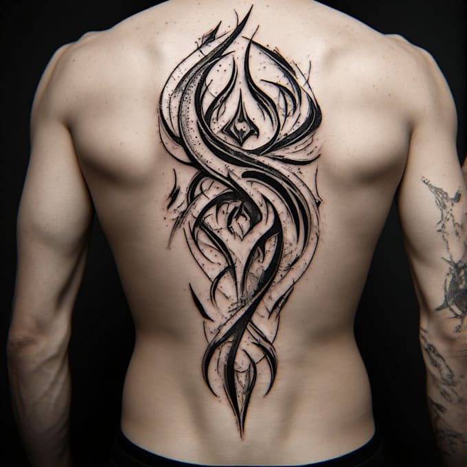 create unique tribal tattoo designs