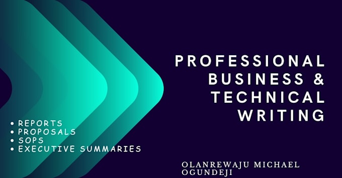 write professional business reports, proposals, and technical documents