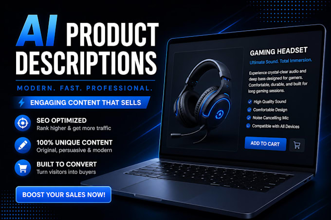 write high converting ai product descriptions for shopify stores
