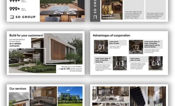 design property investment pitch presentation, development proposal deck