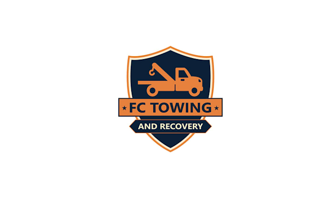 design super classic towing company logo