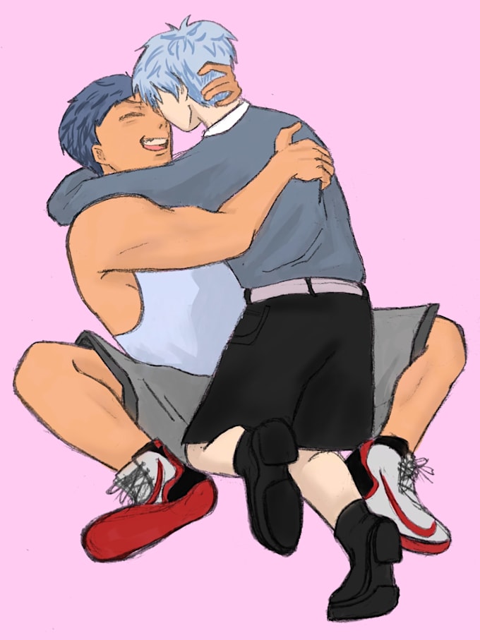 draw a couple in anime style