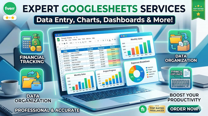 do google sheets data entry dashboard and excel work