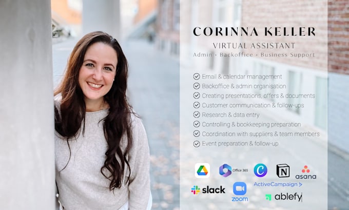 be your virtual assistant for admin, backoffice and business support