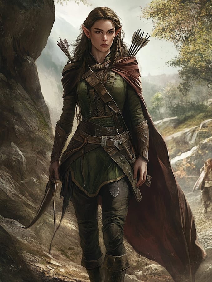 make a dd art and dnd character art