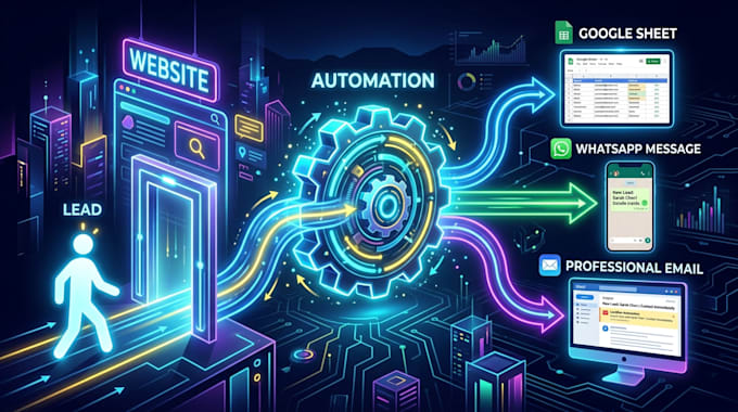 build a professional website with automated lead capture