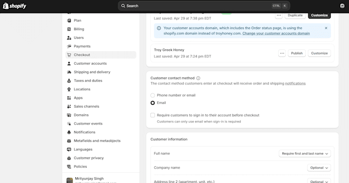 integrate a payment gateway into your shopify store