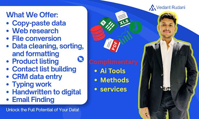 do fast professional data entry or web research with 3 yrs ex