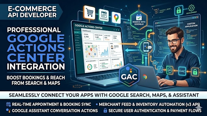 integrate google actions center with your application