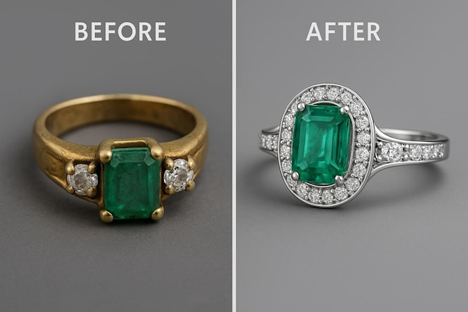 resize, repair and modify your jewelry stl or 3dm file