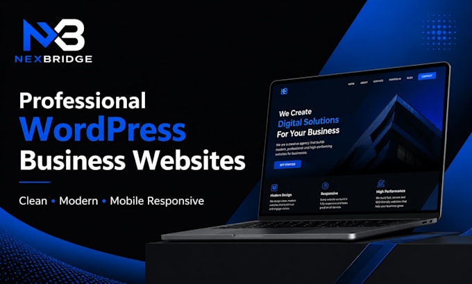 build a professional wordpress business website