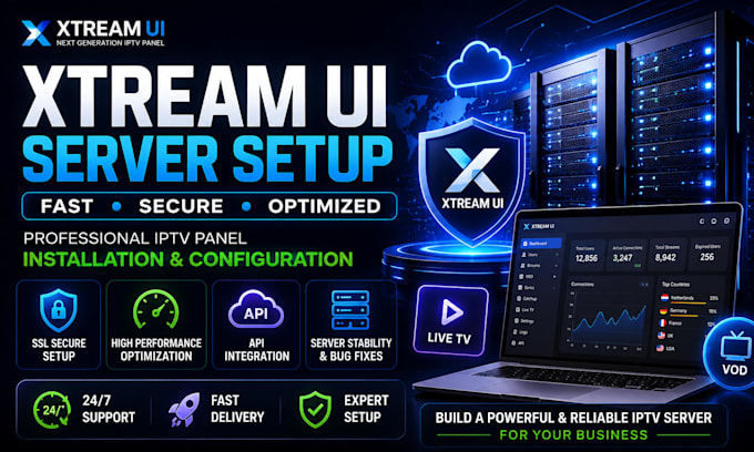 setup best xtream ui server