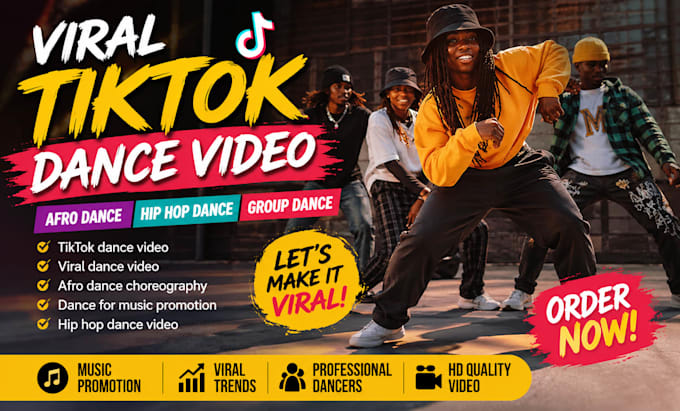be your professional tiktok dancer, dance choreographer for viral