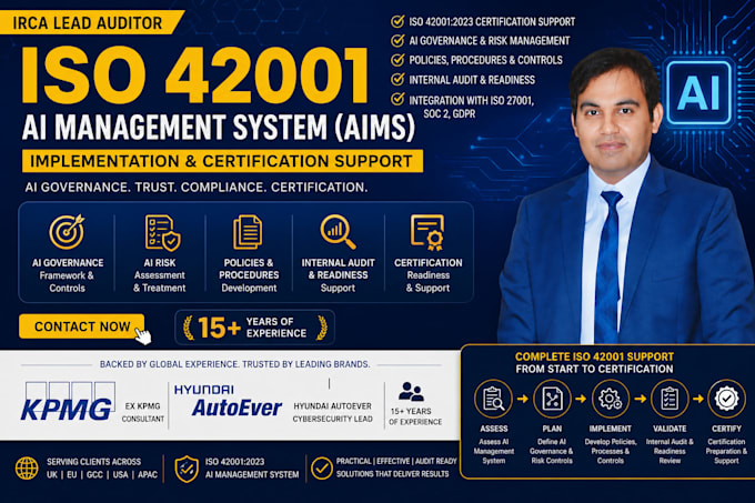 provide iso 42001 ai governance and certification support