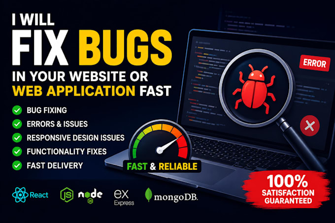 fix bugs or rebuild your website, frontend, backend, redesign wordpress, shopify