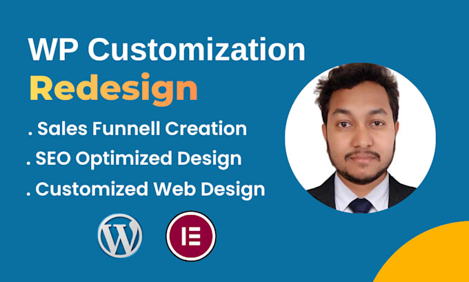 do wordpress customization, redesign and fixes