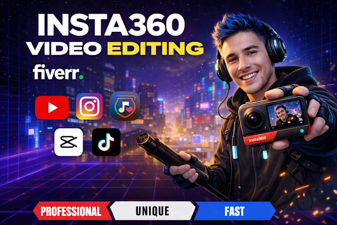 edit insta360 gopro max and apple vision pro videos professionally