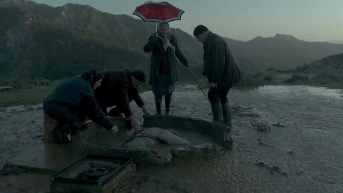 cinematic vfx shots, fire, blood with advanced compositing and cgi integration