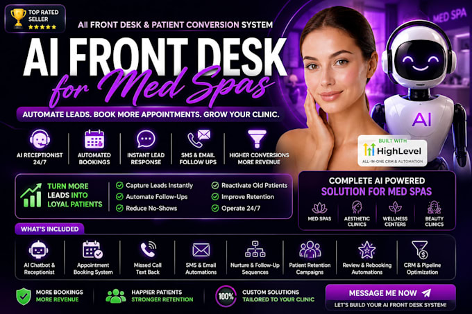 build ai patient conversion and follow up systems for med spa