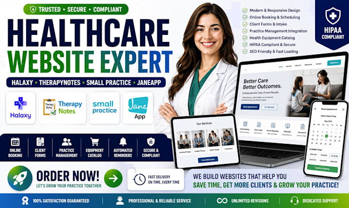 build halaxy therapynotes smallpractice janeapp health care equipment website