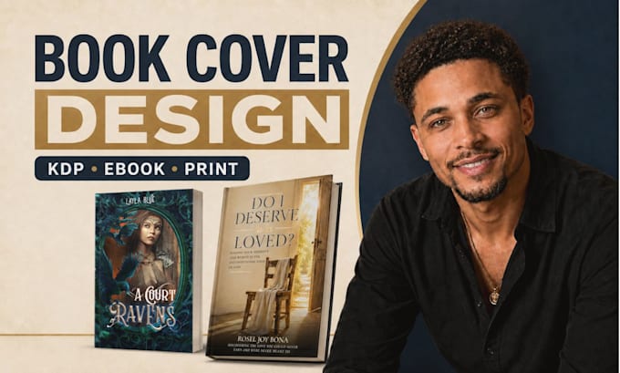 design a professional book cover for amazon KDP and print