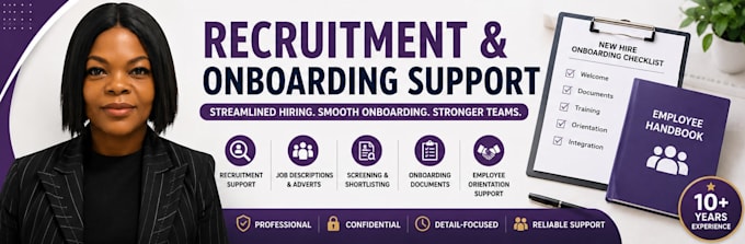 assist with recruitment admin and onboarding support
