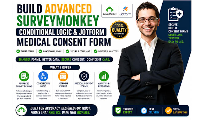 build advanced surveymonkey conditional logic jotform medical consent form