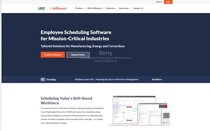 build wix workforce management website shift scheduling leave management system