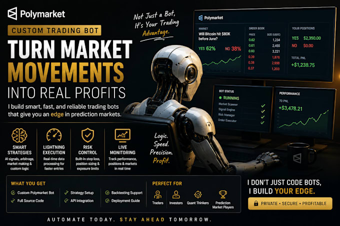 develop an automated polymarket quant trading bot