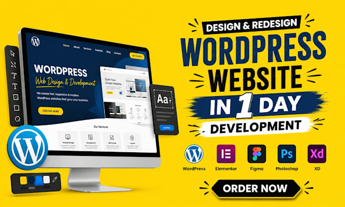 redesign wordpress website, improve UX, speed and conversion
