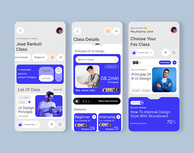 develop edtech app, lms app, elearning app, and API integration