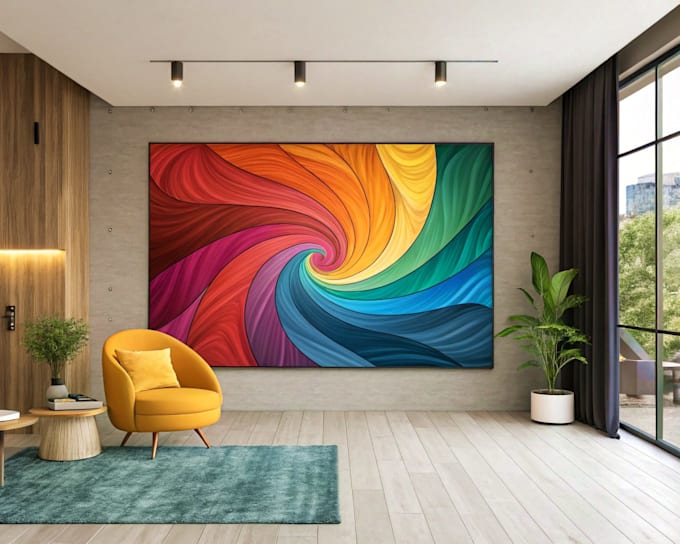 create stunning custom abstract art for your space
