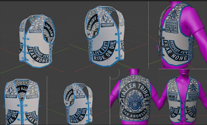 kuttes for fivem ped fivem chain fivem clothing fivem flag, vest, patch kuttes