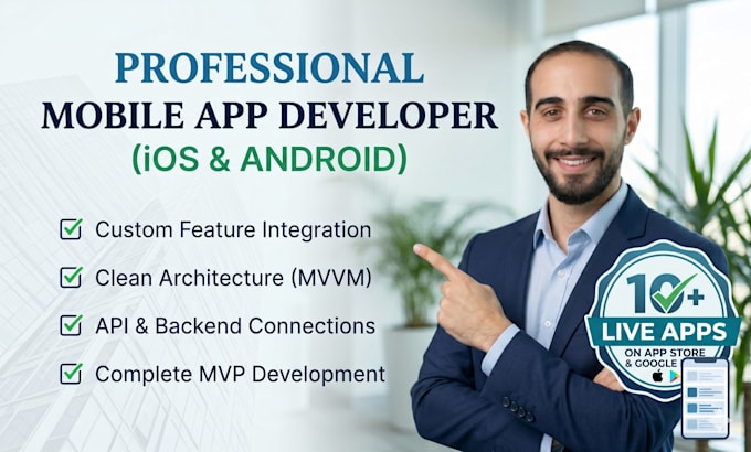 develop professional ios and android mobile apps