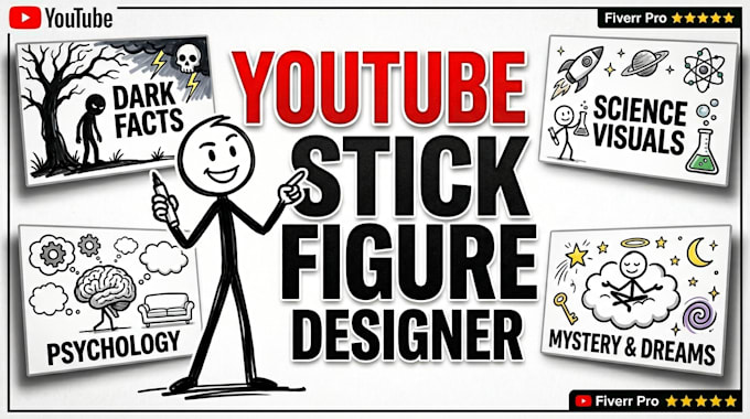 create a professional stick figure animation video