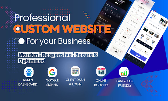 Build a php business website with admin panel and booking system by ...