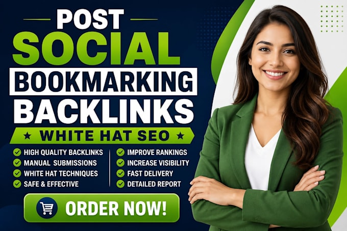 post social bookmarking backlinks for white hat SEO